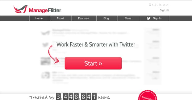 ManageFlitter Website