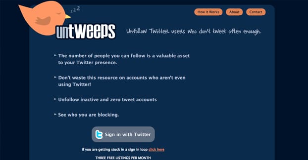 Untweeps Website