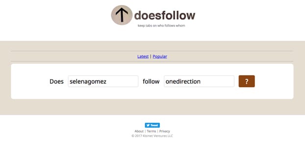Doesfollow Site