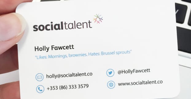Twitter on Business Card