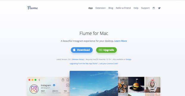 Flume Instagram for Mac