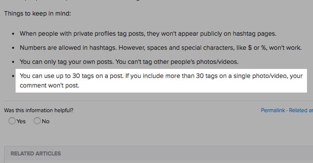 Instagram Rules on Hashtags