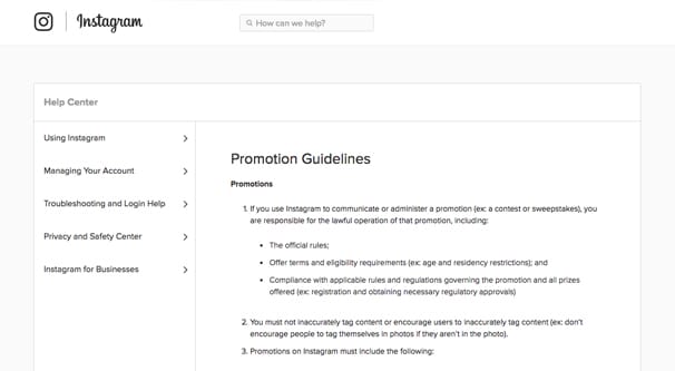 Promotion Guidelines Example
