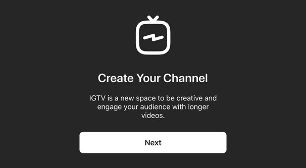 Creating an IGTV Channel