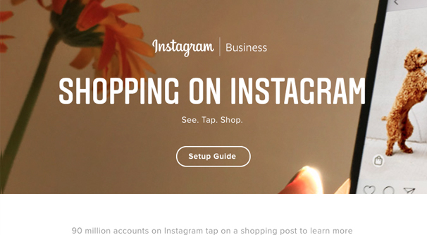 Shopping on Instagram Page