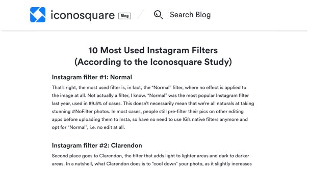 Top 10 Instagram Filters