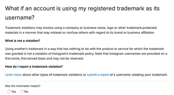Registered Trademark Claim
