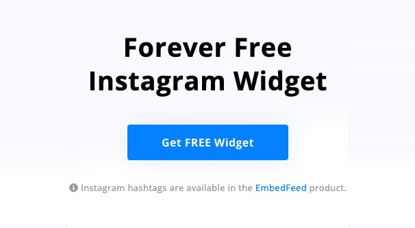 Forever Free IG Widget